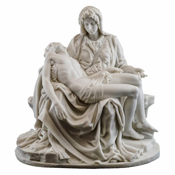Pieta By Michelangelo Statue 10" H Replica
